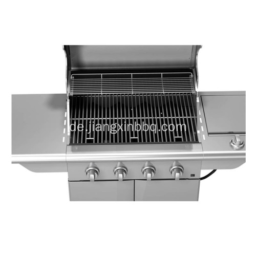 4 Infrarotbrenner mit Seitenbrenner Gasgrill